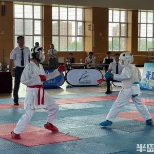 青岛六运会空手道比赛完赛，西海岸新区成大赢家