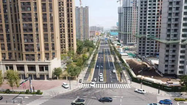 这两条道路正式通车