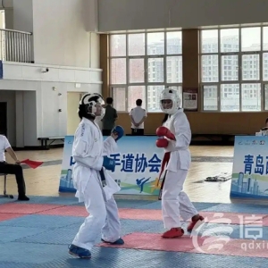 青岛六运会青少年空手道赛收官 西海岸新区夺团体榜首