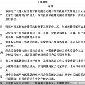 年内房企高管超50次变动，“营销总”成调整焦点
