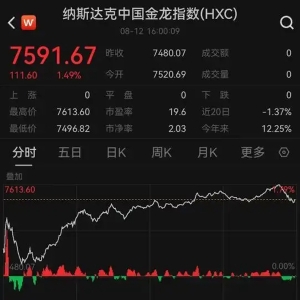 全球多国股市上涨 中国金龙指数涨超1%