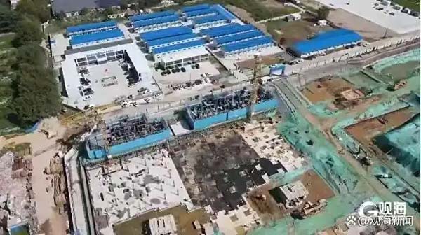 两栋楼冲出正负零！青岛这一计划建设1989套安置房的项目加速推进